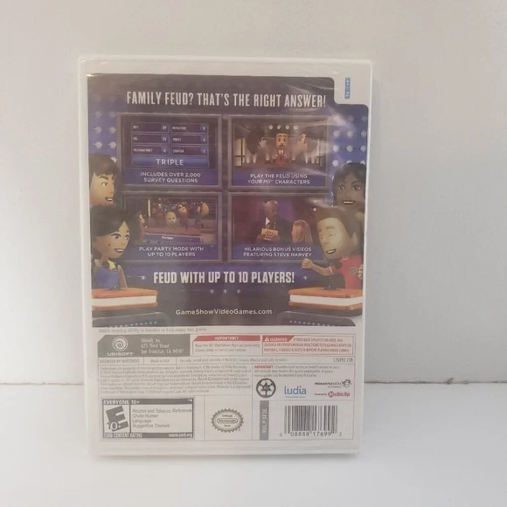 Family Feud 2012 Edition Nintendo Wii Brand New Factory Sealed